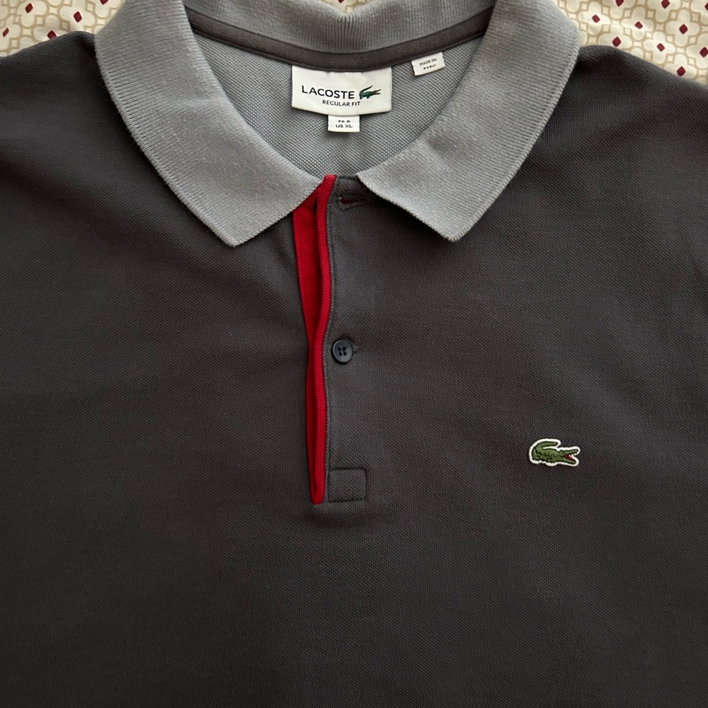Shades of Grey Lacoste Polo